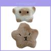 Cute Fluffy Keychain Bag Charm With Adorable Capybara And Fuzzy Fur 7cm Size