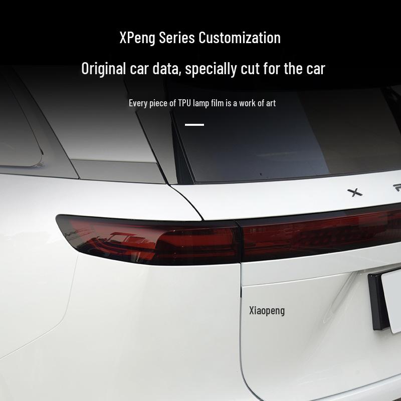 Xiaopeng G9/G3/P5 Black Warrior Smoked Headlight and Taillight TPU Film - Light-Controlled Color Changing Default