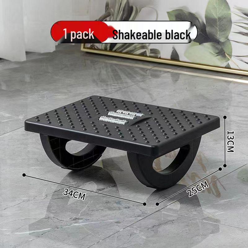 

Эргономичная подставка для ног под стол для предотвращения сидения нога на ногу чёрный