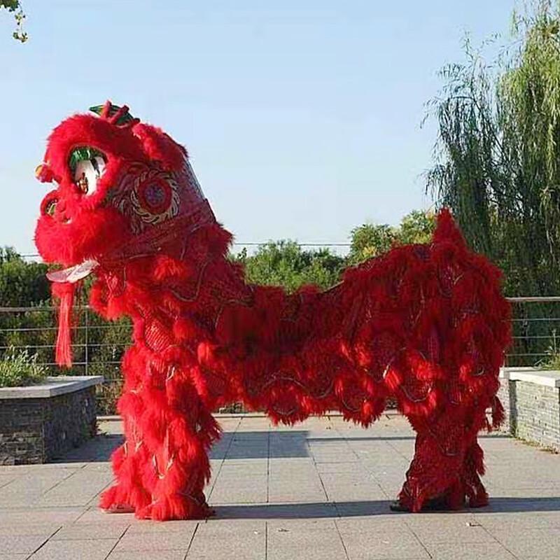 Adult Wool Southern Lion Dance Costume Set