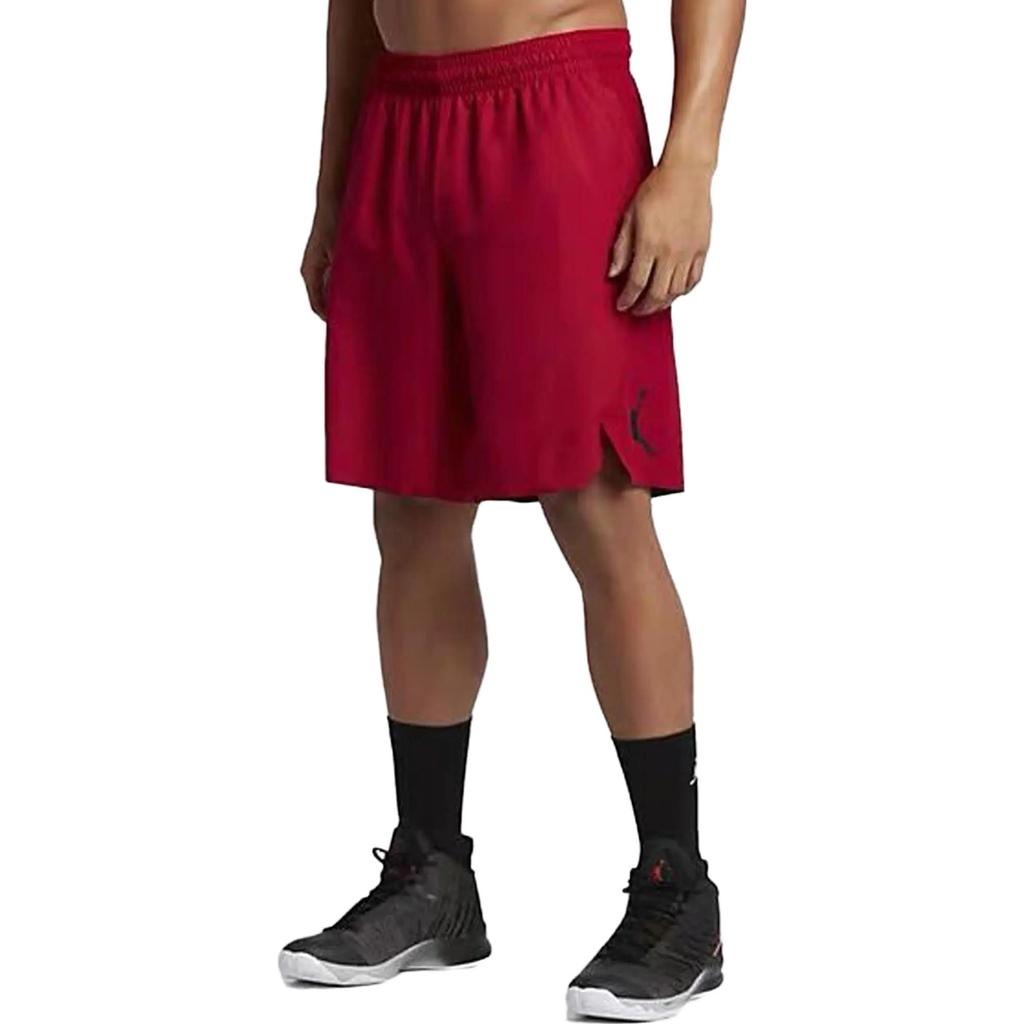 Jordan Solid Color Elastic Waist Casual Shorts Men Bottoms Red 831349-687