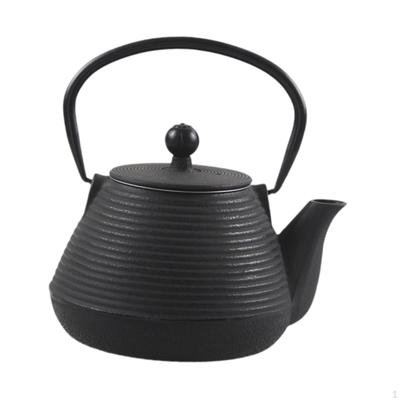 Cast Iron Tea Kettle for Loose Leaf 1000ml Maker with Infuser Home Kitchen