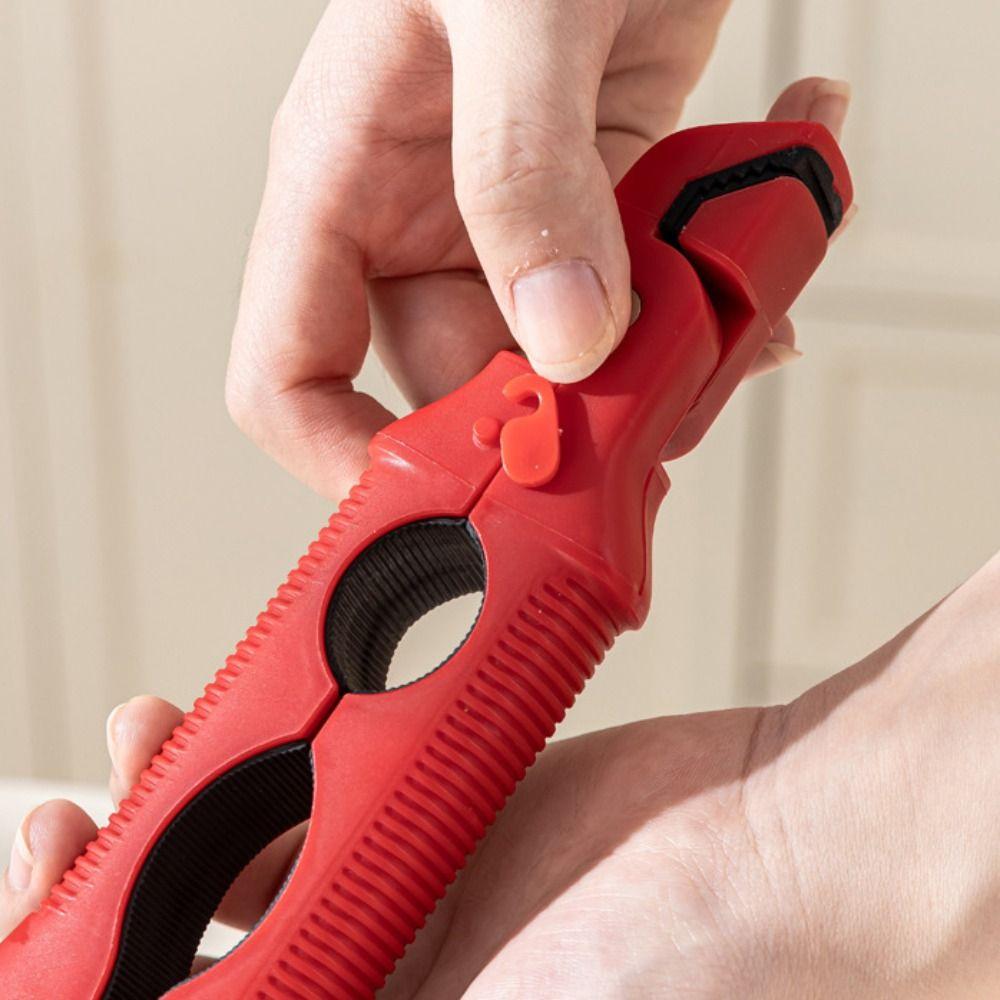 Silicone Handle Anti-hot Bowl Plate Clips 3in1 Hot Bowl Gripper Bottle Cap Remover  Household