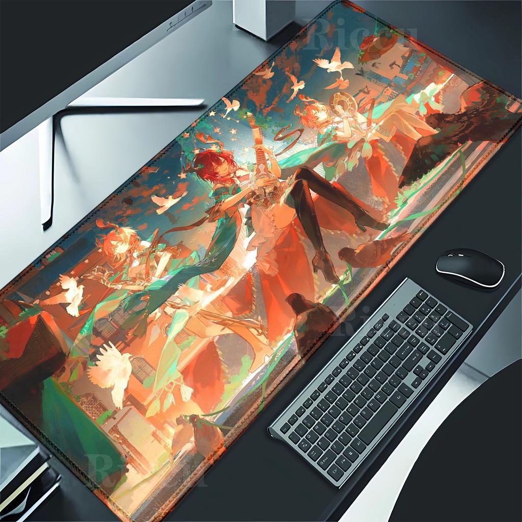 PC Wuthering Waves CIACCONA Mouse Pad PC Parts XXL E-Sports Rug Keyboard Mouse stitch Mouse pad Desk Mats Gaming Accessories
