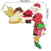 Elk Santa Claus Xmas  Navidad Door Frame Decoration Home Decor Door Trim Christmas  Ornaments