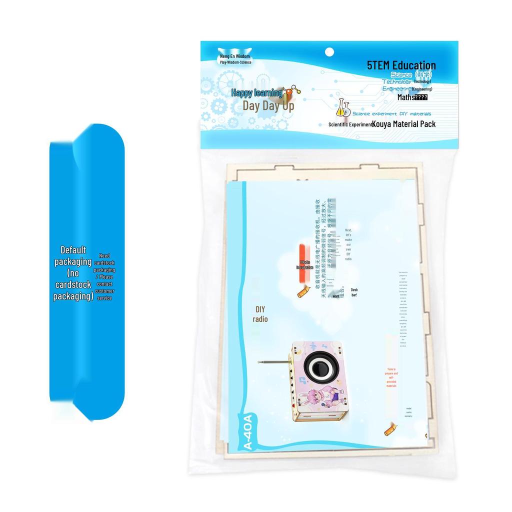 UV Radio Color Science Experiment Kit - Parent-Child Educational DIY Invention Pack