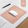 High-Quality White PU Leather Mouse Pad: Dirt-Resistant, Printable, and Round Design
