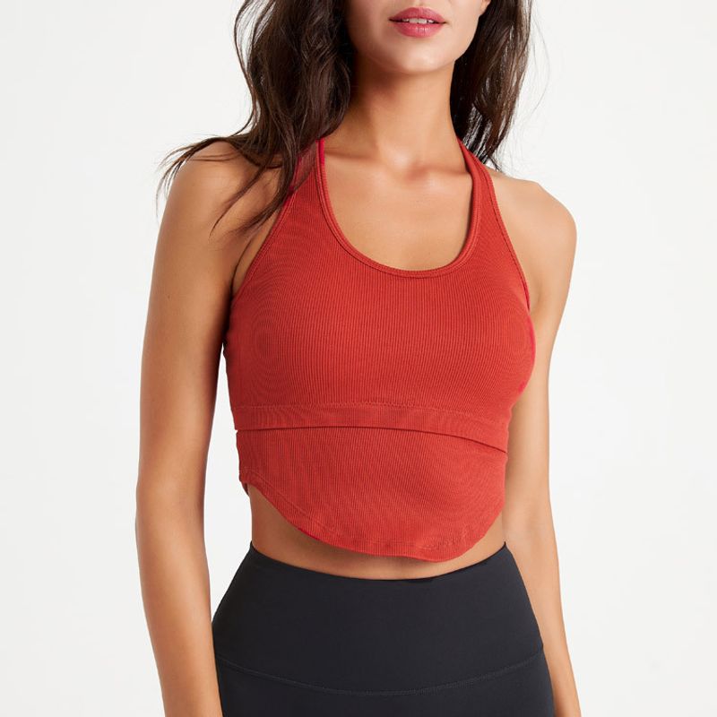 High-Strength Yoga Clothes Quick-Drying Mid-Length Sports Bra