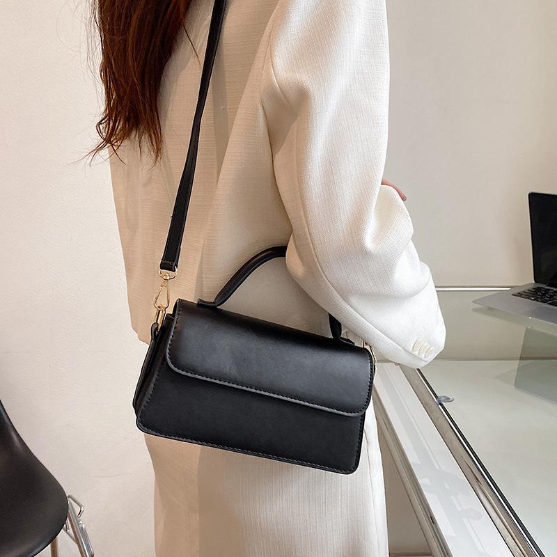 Sac à main texturé pour femmes Mode Polyvalent Cuir PU Commute Sacs bandoulière Nouveau Design Messager féminin