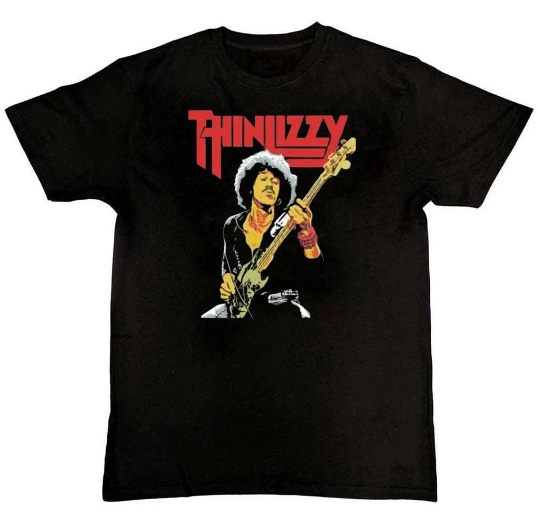 Thin Lizzy PHIL LYNOTT Graphic Print Unisex Mens T-Shirt S M L XL 2 3 4 XL S