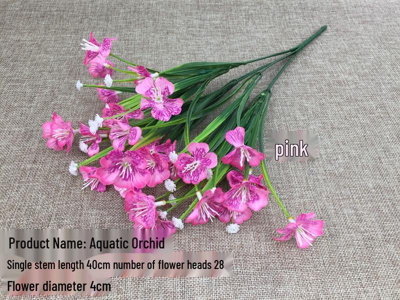 Fiori di Gigli Artificiali in Seta a Stelo Singolo per Decorazione Soggiorno o Tavola da Pranzo