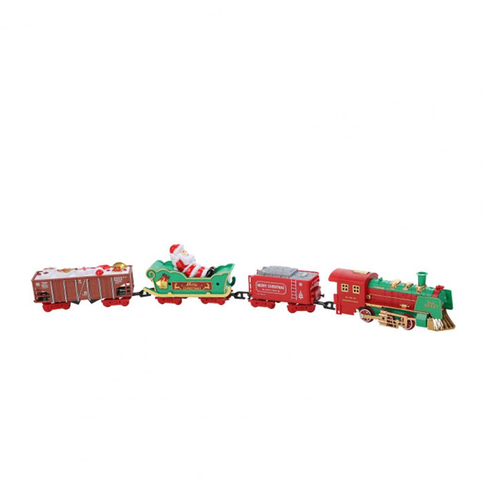 Decorative Tree Train for Christmas Electric Christmas Train Set for Kids Holiday Toy Train with Hanging Railroad for Christmas