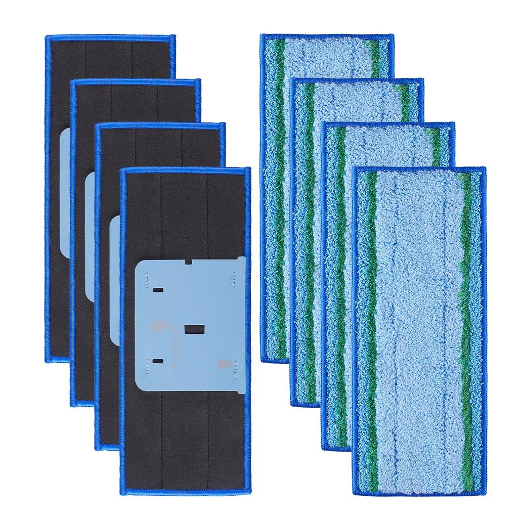 Washable Fiber Mopping Mat Cleaning Ear Pads for Braava Jet M6 8pcs