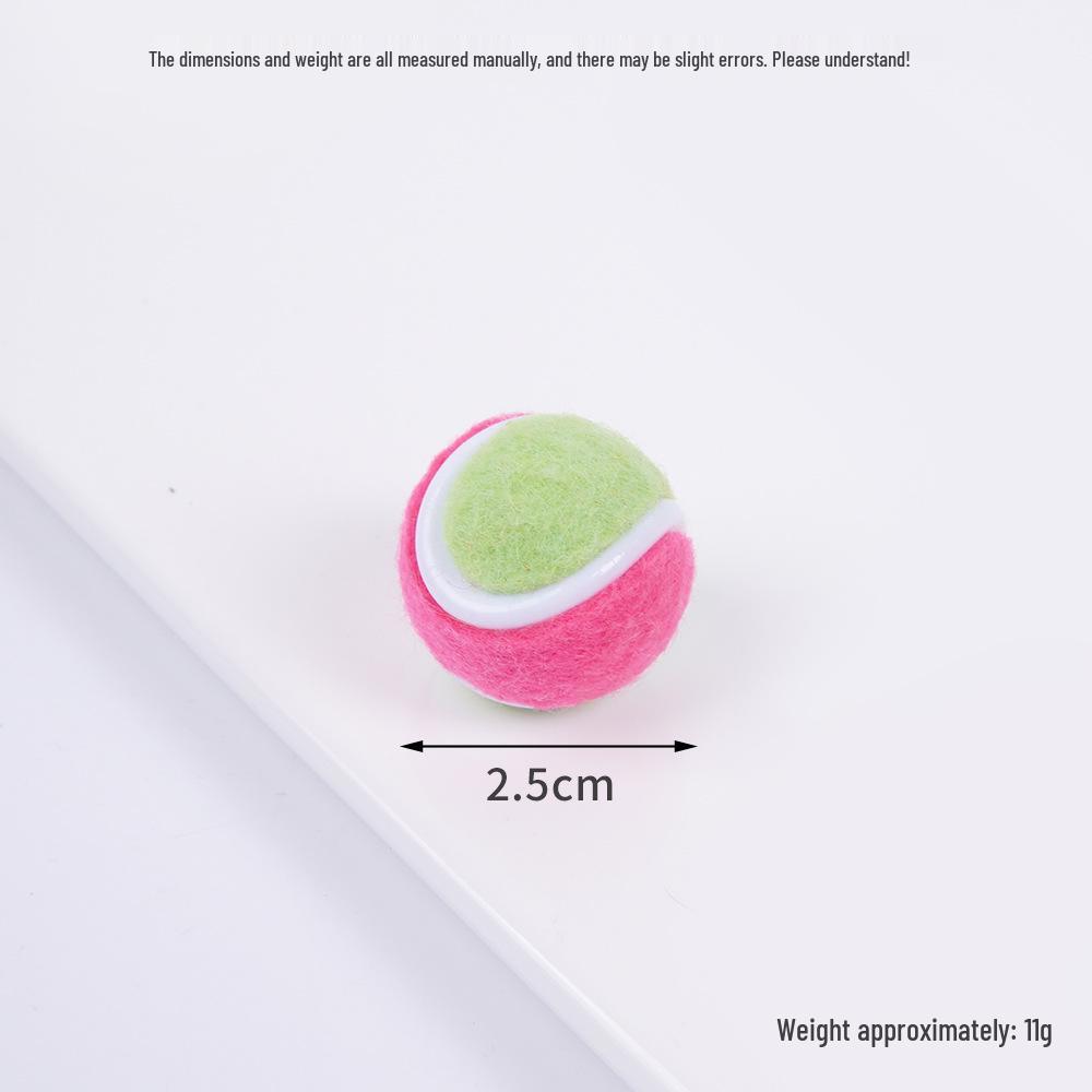 2cm Mini Tennis Ball Toy Keyring Backpack Pendant & Earrings Souvenir