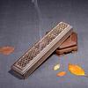 Ceramic Incense Holder, Horizontal Incense Holder, Arita Ware, Seiryu (clear Flow) Design, Suitable for Obon, Grave Visits, and Memorial Services.