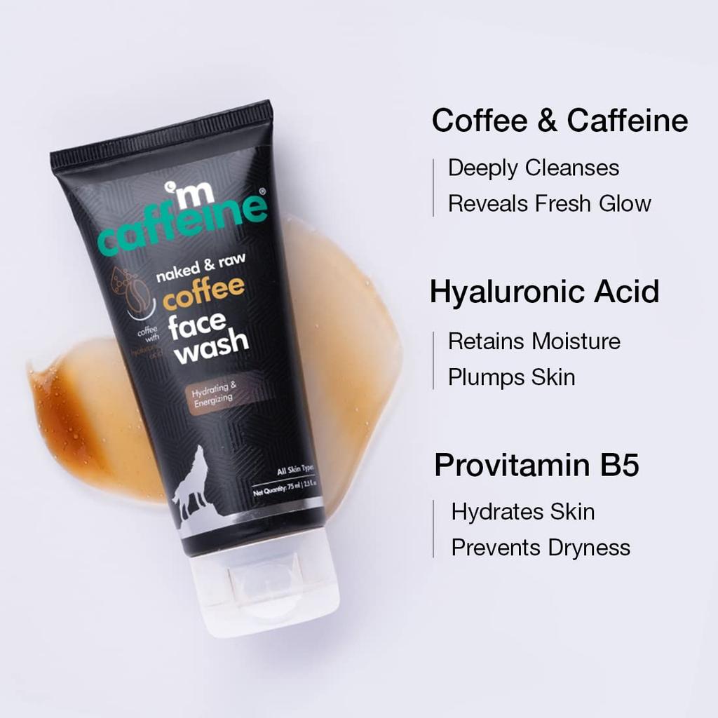 mCaffeine Coffee Face Wash & Scrub Combo Pack 75ml Each X Pack of 2 Anti-Pollution Kit