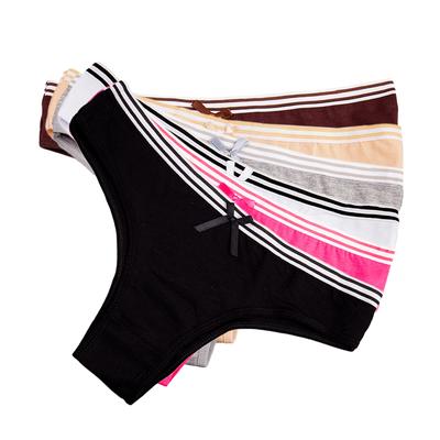Sous-vêtements femmes Sexy solide dames culottes filles coton caleçons pour femmes 6 pièces/ensemble