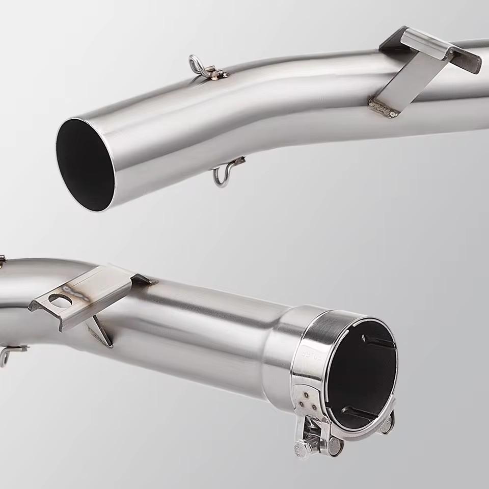 For Suzuki GSF650 GSX650F 07-16 GSF1250 07-18 Bandit 650 1250 Escape Slip-On Motorcycle Exhaust Pipe With Muffler Mid Link Pipe