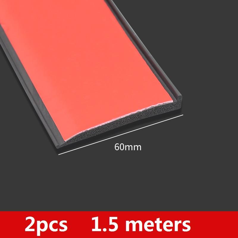 

Универсальное автомобильное резиновое колесо для грузовика, защитная наклейка для бровей, наклейка для губ, отделка крыльев, защита от царапин для авто 2pcs 60mm