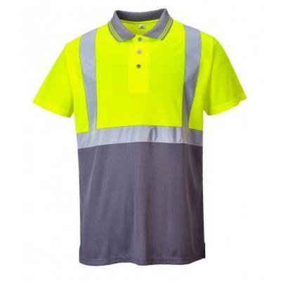 Mens Hi-Vis Two Tone Polo Shirt