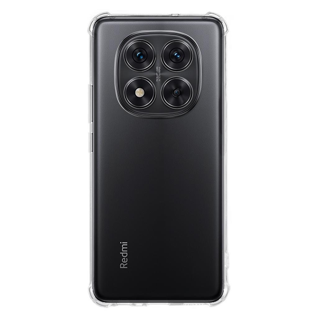 For Xiaomi Redmi Note 14 Pro+ 5G Clear Phone Case 1.5mm TPU Shockproof Phone Cover