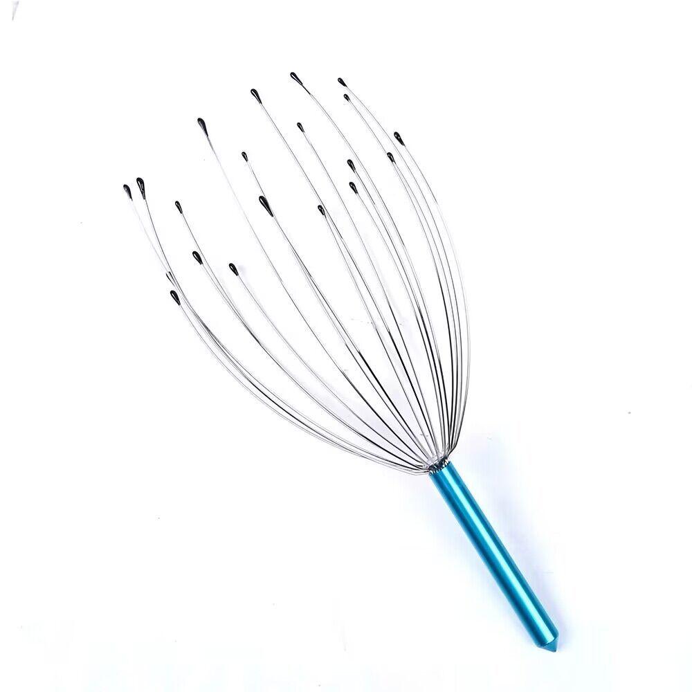 

Relax Massager Head Healing Neck Claw Antistress Pain Relief Scalp Spa Headache синій