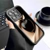 Grooved Black Apricot iPhone 14/15/16/17 Pro Max Case