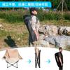 FUNDANGO Camping Folding Chair Outdoor Camping Chair 5 Second Instant Storage Lounge Chair Moon Chair Load Capacity 100kg Climbing Fishing Camping