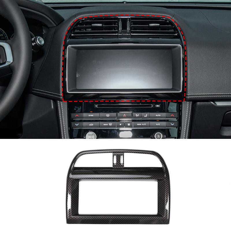 

Накладка на рамку воздуховода центральной консоли и экрана навигации для Jaguar F-PACE XE XEL 2016-2020 Автоаксессуары