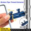Broken Pipe Thread Extractor,Stripped Screw Extractor,Broken Valve Thread Extractor,Stripped Screw Removal Tool,Easy Out Bolt Extractor Kit for