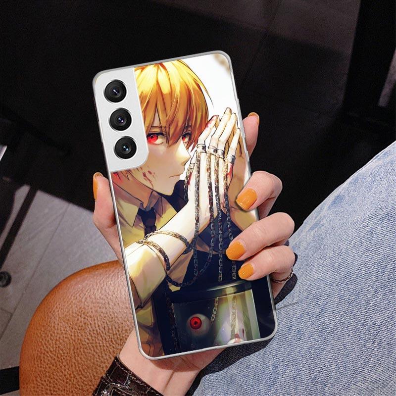 Huner X-Hunters Kurapika Phnoe Case for Samsung Galaxy S26 S25 Edge S23 S24 Ultra S22 Plus S21 S20 FE Unique Cover Soft Coque Ga