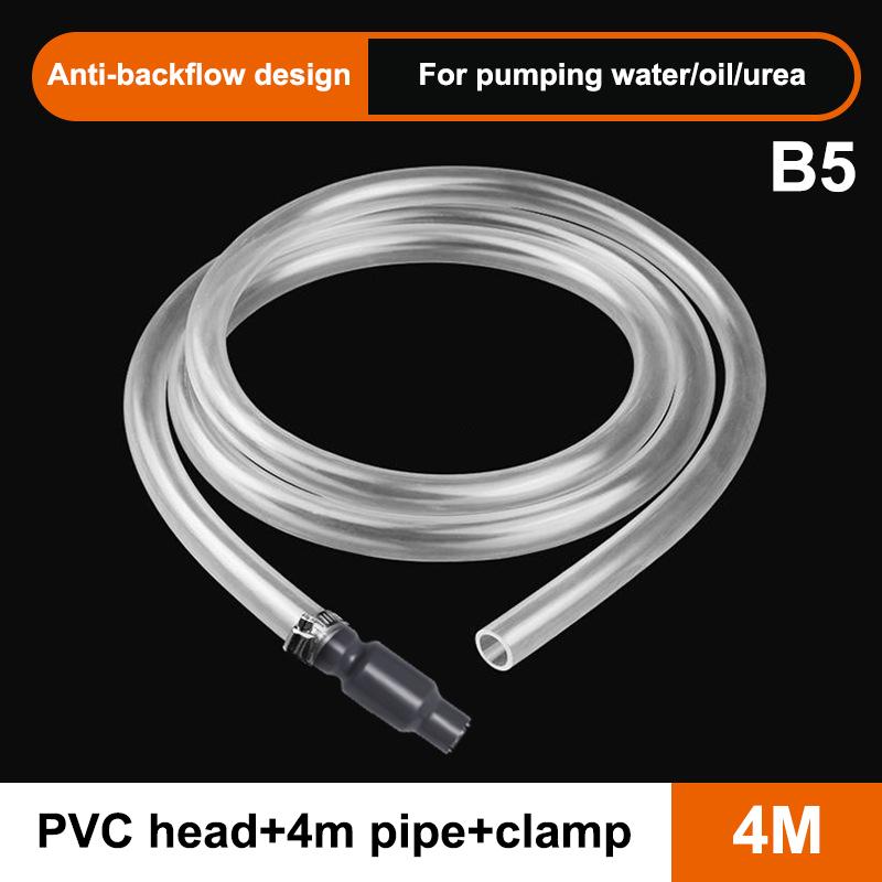 Self Tools Gasoline Fuel Siphon Hose Pump Manual Suction Pipe 2M for Car Motorbike Boat Emergency