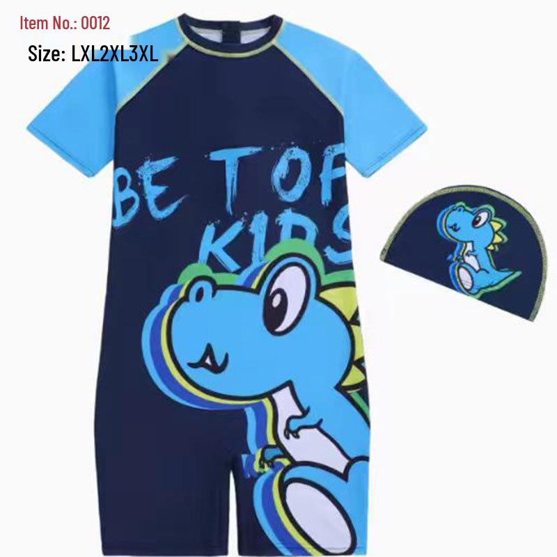 Boys  Sun-Protective Quick-Dry Two-Piece Swimsuit for Ages 6+ 3XL: 80-98 lbs