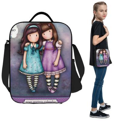 Santoro Gorjuss Isolierte Lunchtasche für Kinder Schul-Kühltasche Thermische Lebensmittelbox Tragetasche Auslaufsichere Lunchboxen Behälter