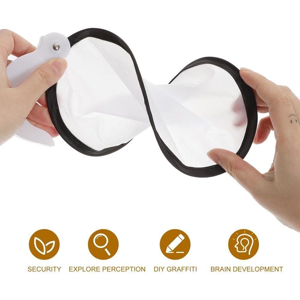 Heißes Leeres Design DIY Weißer Faltfächer Tragbarer Handwerk Handgehaltene Runde Faltfächer Handfächer Partygeschenke Tägliche Nutzung Sommer