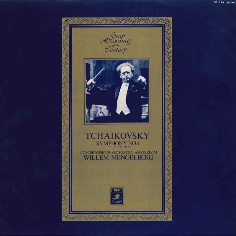 

LP Record MENGELBERG - Tchaikovsky:symphony No.4 GR2191 ANGEL - Japan Classical Used