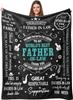 Idea Gifts For Dad Blankets for Father's Day Mother's Day Anniversary Birthday Thanksgiving for Mom Uncle Aunt Grandpa Grandma