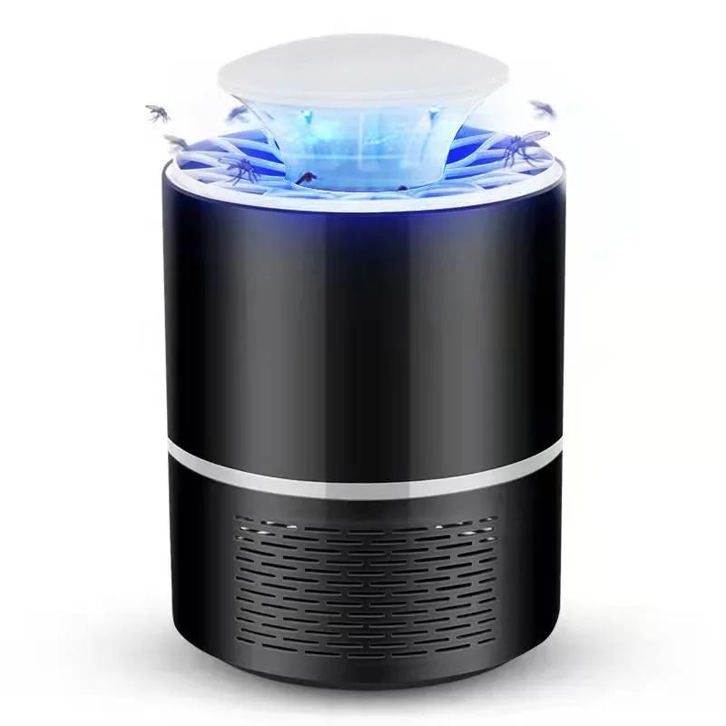 New LED indoor photocatalyst mosquito killer lamps USB black/white color direct plug mosquito trap lamp bedroom living room Hot