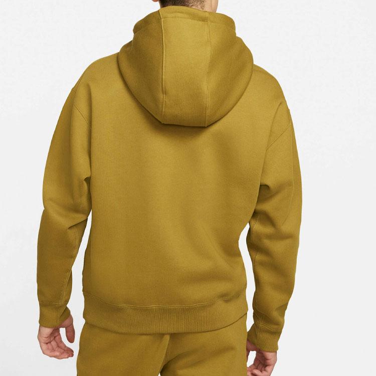 NikeLab Solo Swoosh Fleece Hoodie Desert Moss Men Streetwear CV0552-318