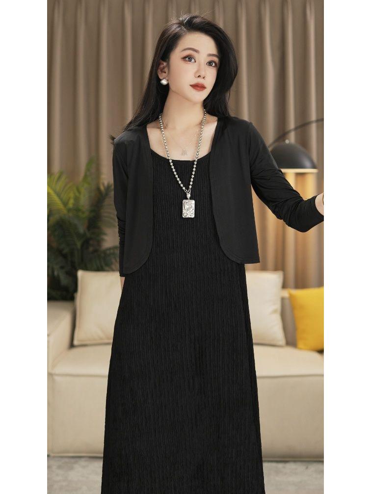 Women's Sleeveless Summer Tank Dress - Loose, Slimming, Large Size Base Layer