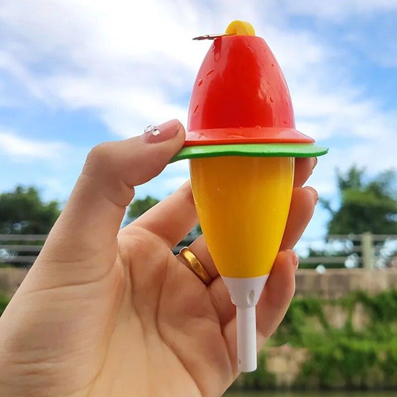 1Pcs Automatic Fishing Float Luminous Float Fish Bait for Sea Fishing Carp Fishing Tackle Accessories Plastic