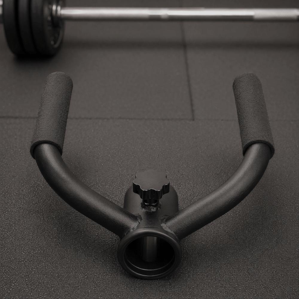 Verstellbarer Landmine Rudergriff Eisen Ruderstange Griff Tragbarer T-Bar Aufsatz Krafttraining