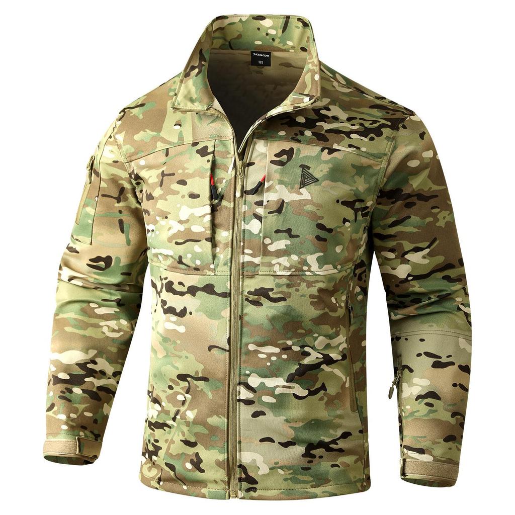 Men's Camouflage Workwear: Durable Spring/Autumn Suit for Labor, Training, Mountaineering, and Tactical Outdoor Sports