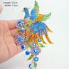 Exquisite Full Zircon Big Flower Pin Brooch Luxury Crystal Flower Brooch Fashion Bridal Wedding Dress Pin Accessories