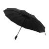 Automatic Folding Umbrella Graphite Black 12 Ribs UV Protection Auto Collapsible Umbrella for Outdoor