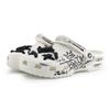 Crocs Klasyczne chodaki Duże Oczy Urocze Zabawne Graffiti Fajne Wszechstronne Buty z Dziurkami Unisex Białe