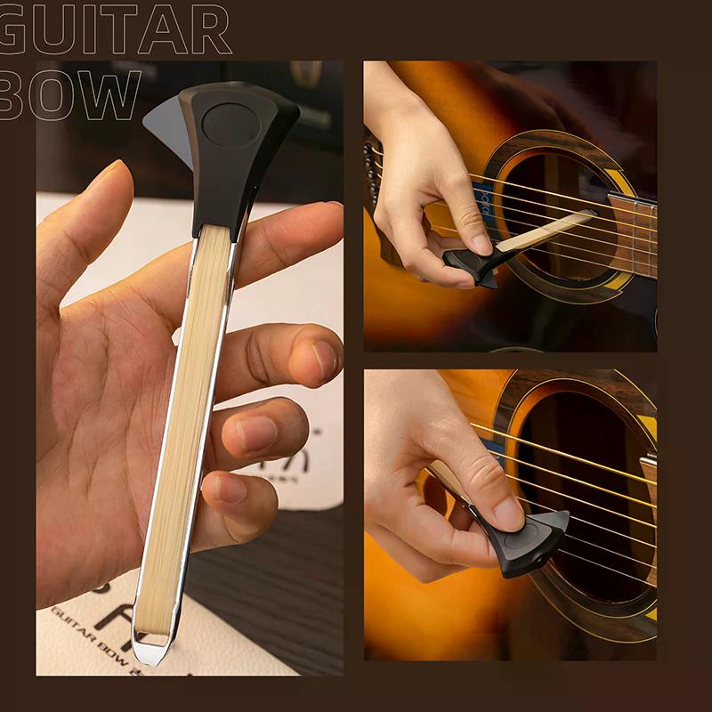 Kit di Conversione Divertente e Creativo per Chitarra con Archetto Trasforma la Chitarra a Corde d'Acciaio in un Violino Accessori Facili da Usare per Musicisti