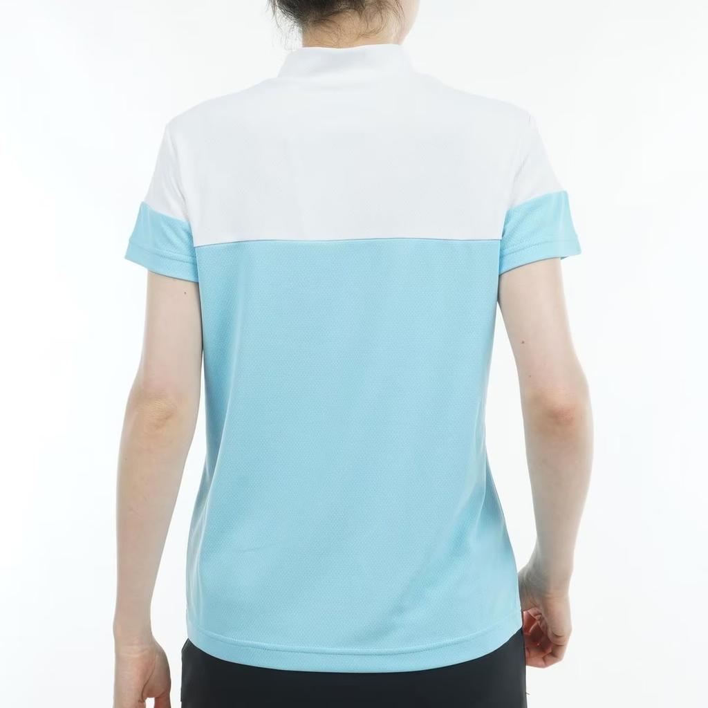 Golfkortärmad polotröja Termisk UV x Blå 1 [New Balance] Dam (KoKaGeMAX Kylning, Skydd, Stretch) / 012-4166507 110_Vit [M]