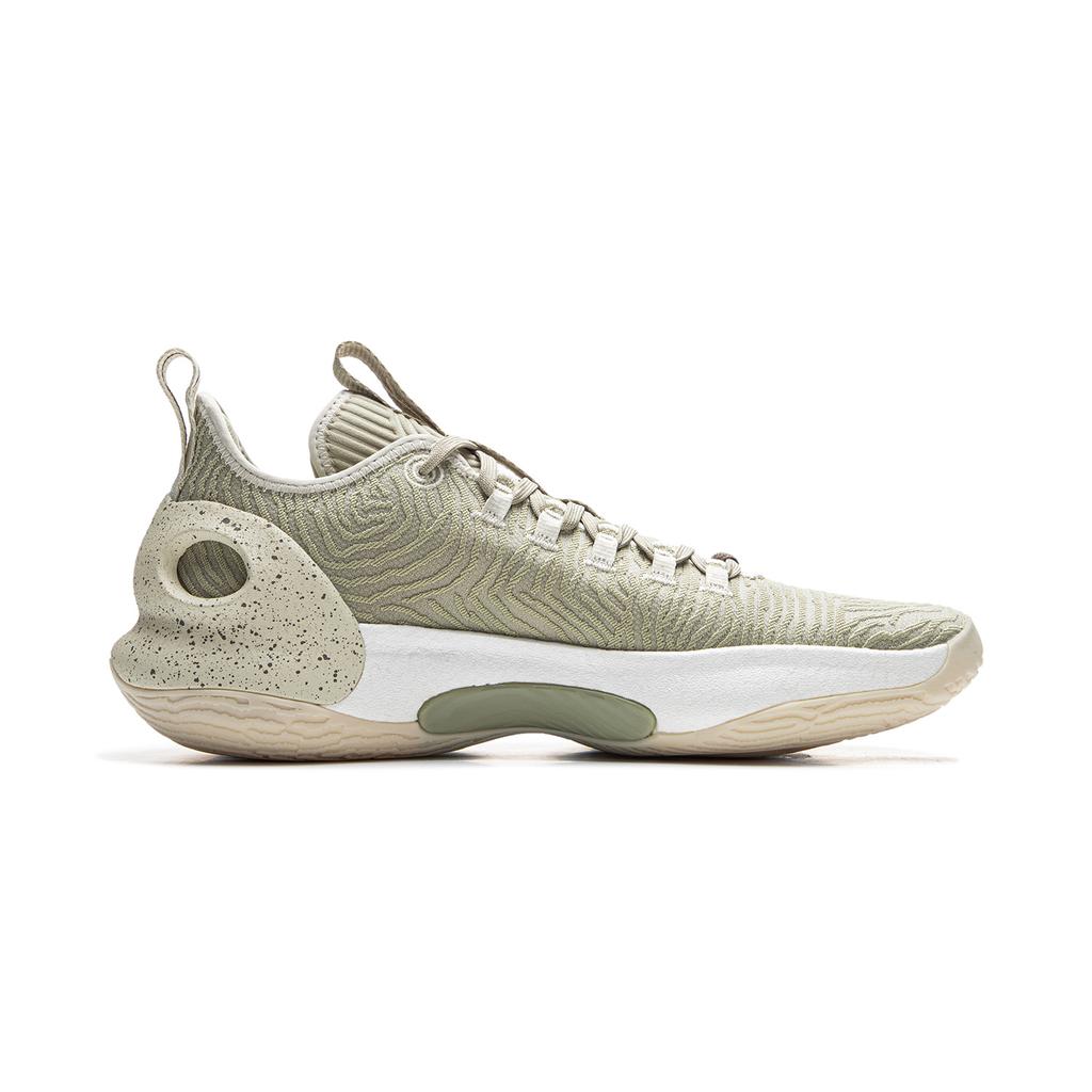 Li Ning Yushuai Ultra Low Cushioning Slip Resistant Breathable Low top Basketball Shoes Men's Limewash Gray ABAU033-4