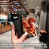 Stylish Golden Dragon Kylin Printed 2 in 1 TPU+PC Phone Case for iPhone 16 15 14 Plus 13 12 11 Pro Max Mini XS Shockproof Cover